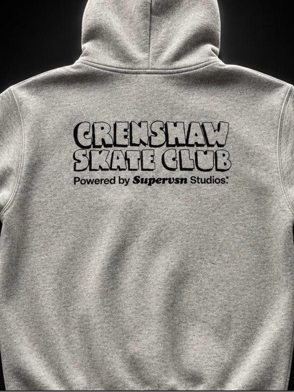 Crenshaw Skate Club x Supervsn Studios Hoodie - Size XL - NWT - Picture 3 of 5